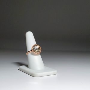 Ted Baker Rada PEWTER Crystal Rivoli Ring